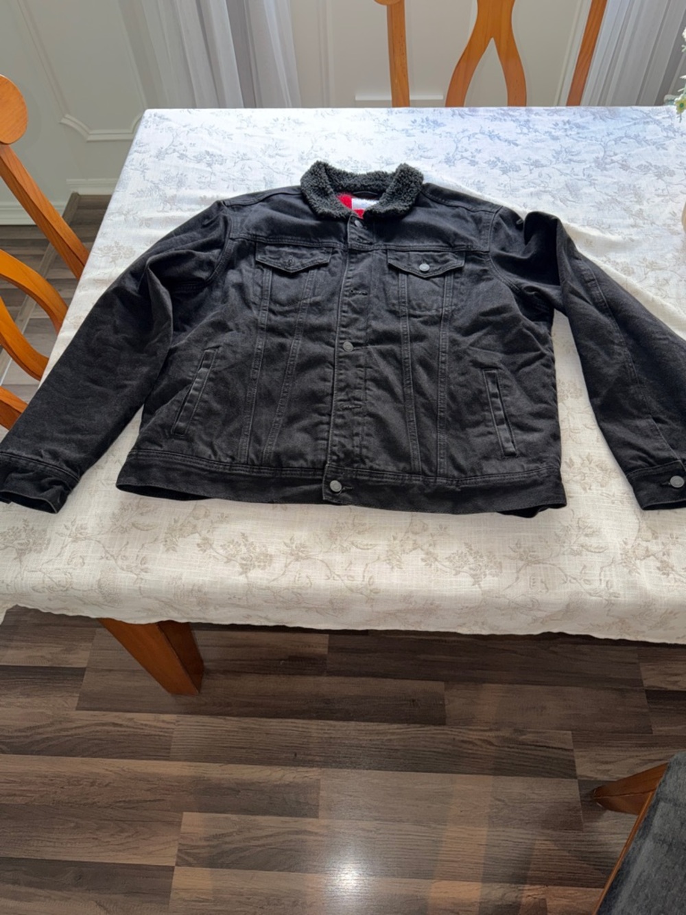 Old Navy Black Sherpa-Collar Jacket